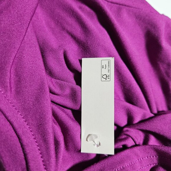 Amazon Essentials Purple T-Shirt Womens Size Large Short-Sleeve Crewneck Tee - Picture 3 of 6